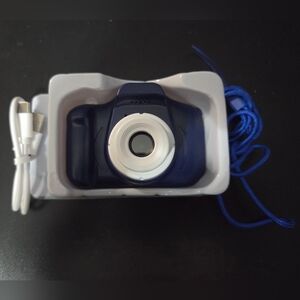 Vivitar Kidzcam Blue Kids Digital Camera Video Games Rechargeable